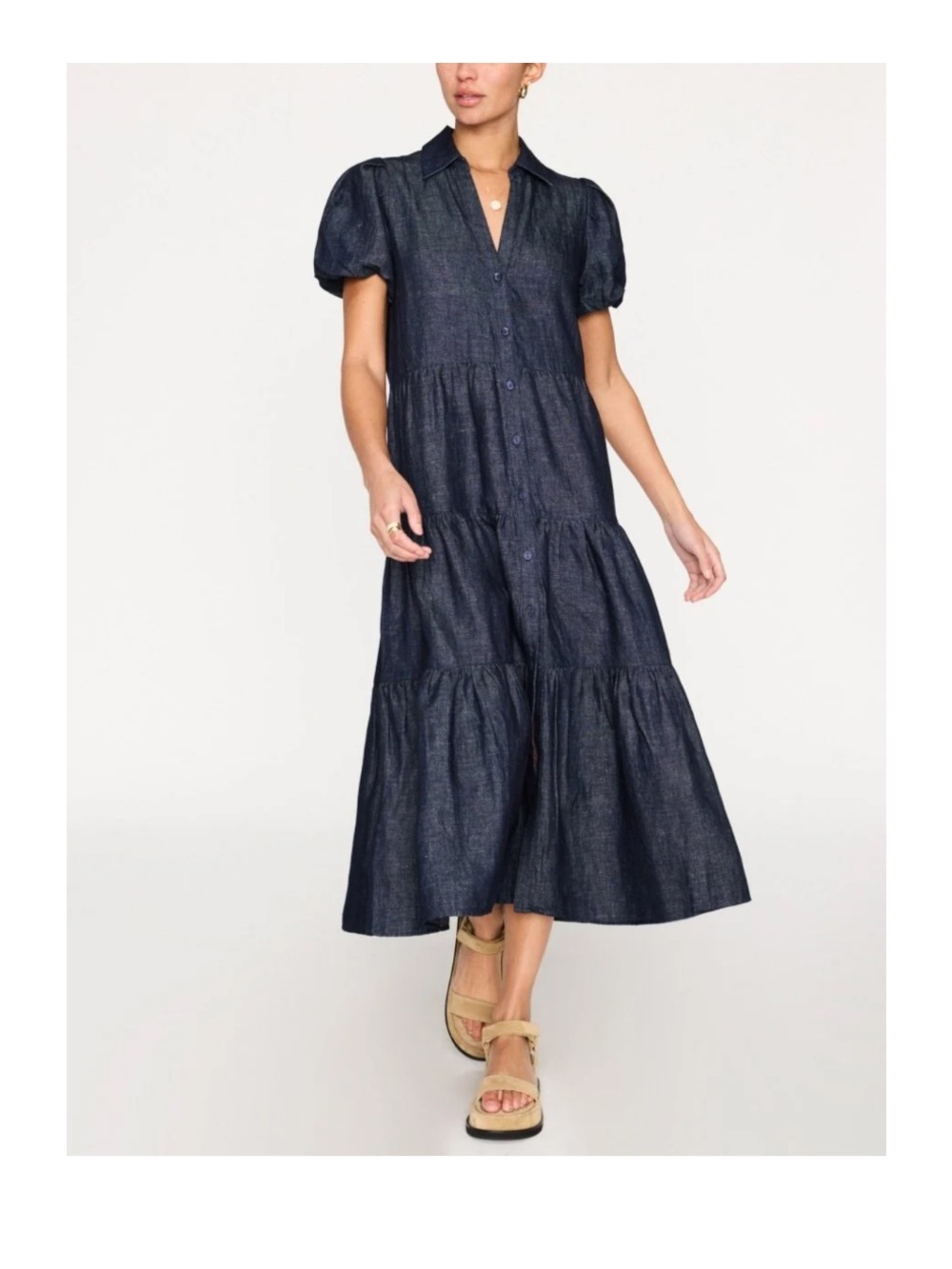 LIKE NEW Brochu Walker The Havana Indigo dress
